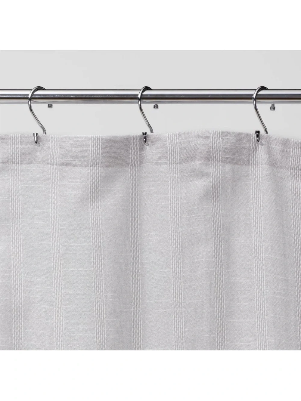 NWOT Threshold Striped Shower Curtain